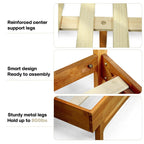 Slother-Elara Platform Bed Frame with Headboard