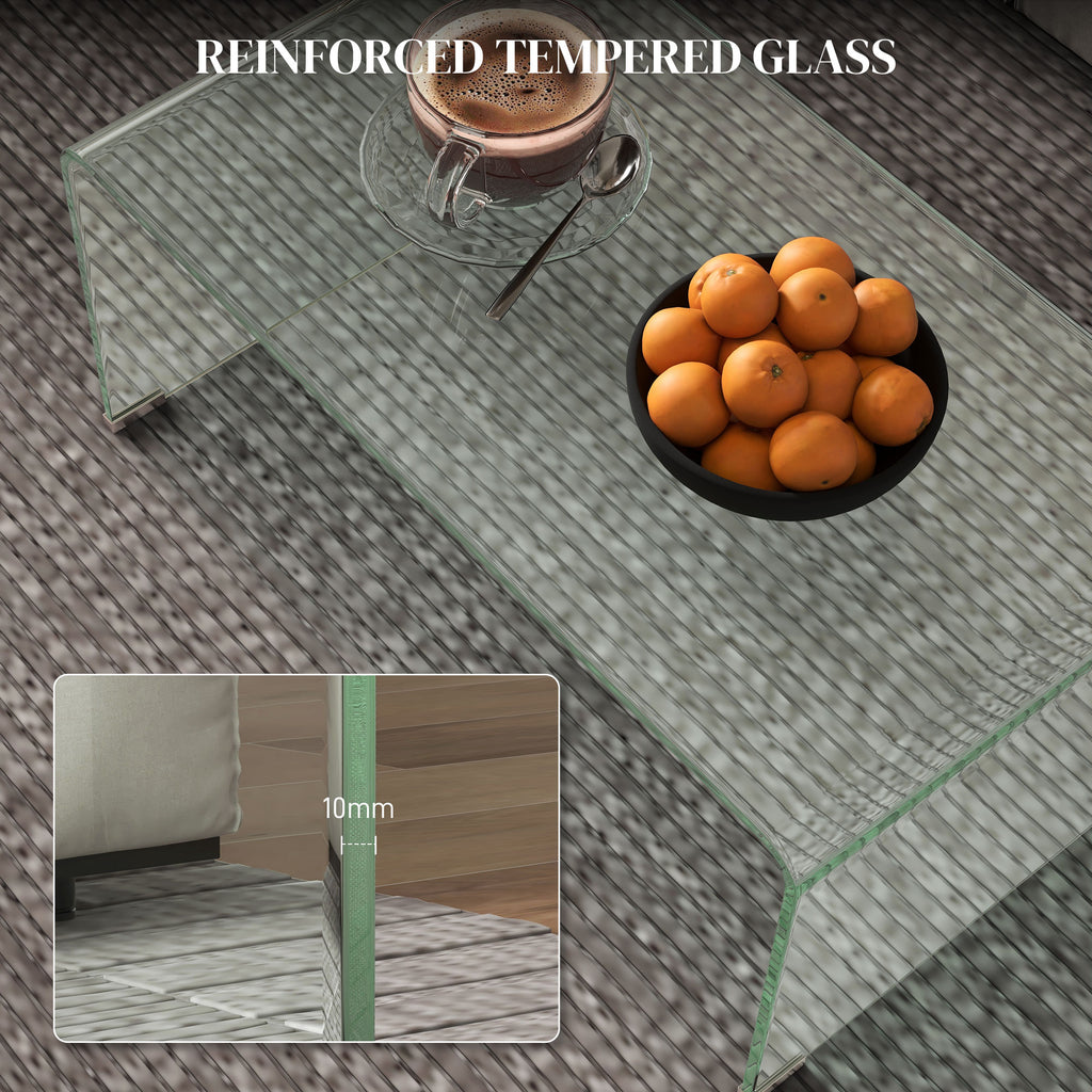 Sage Glass Coffee Table