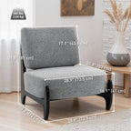 Camden Modern Accent Chair-Grey