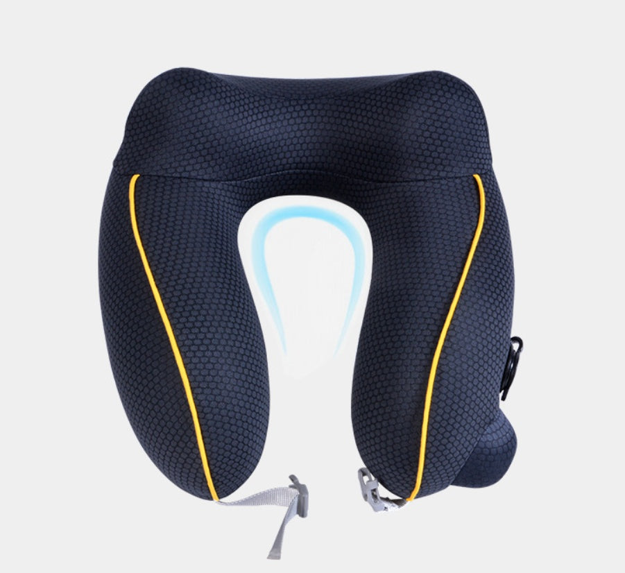 Inflatable U‑Shaped Travel Pillow