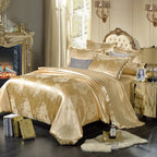 Luxury 4‑Piece Cotton Bedding Set – HX Pure Cotton Satin