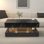 Cole 16.93" High LED Coffee Table – Modern RGB Living Room Centerpiece with Storage
