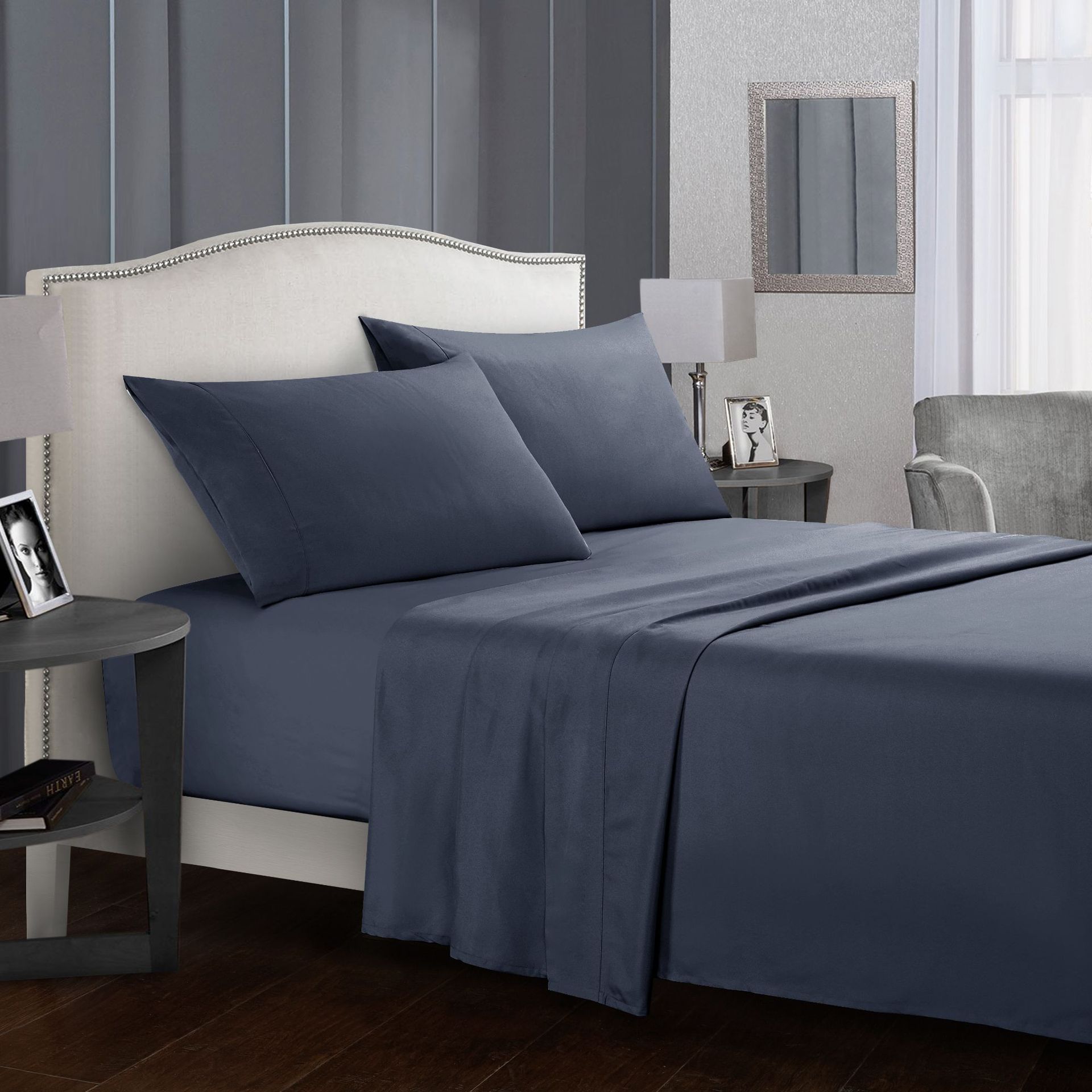 Premium 4-Piece Bed Sheet Set – Heat‑Storing, Ultra-Warm, Temperature Regulating Plain Colours