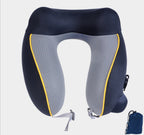 Inflatable U‑Shaped Travel Pillow
