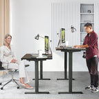 Maxwell Electric Height Adjustable Standing Desk with Memory Controller-Black