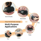 Genesis Shiatsu Neck Massager with Heat and Deep Tissue 3D-Kneading-Black