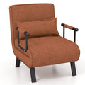 Jade Sleeper Accent Chair in Coffee