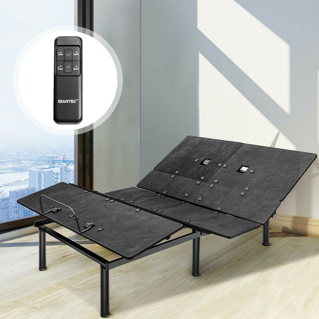 ElevateRest 2.0 Queen Adjustable Base — Head & Foot Incline, USB Ports-Available in 2 Sizes
