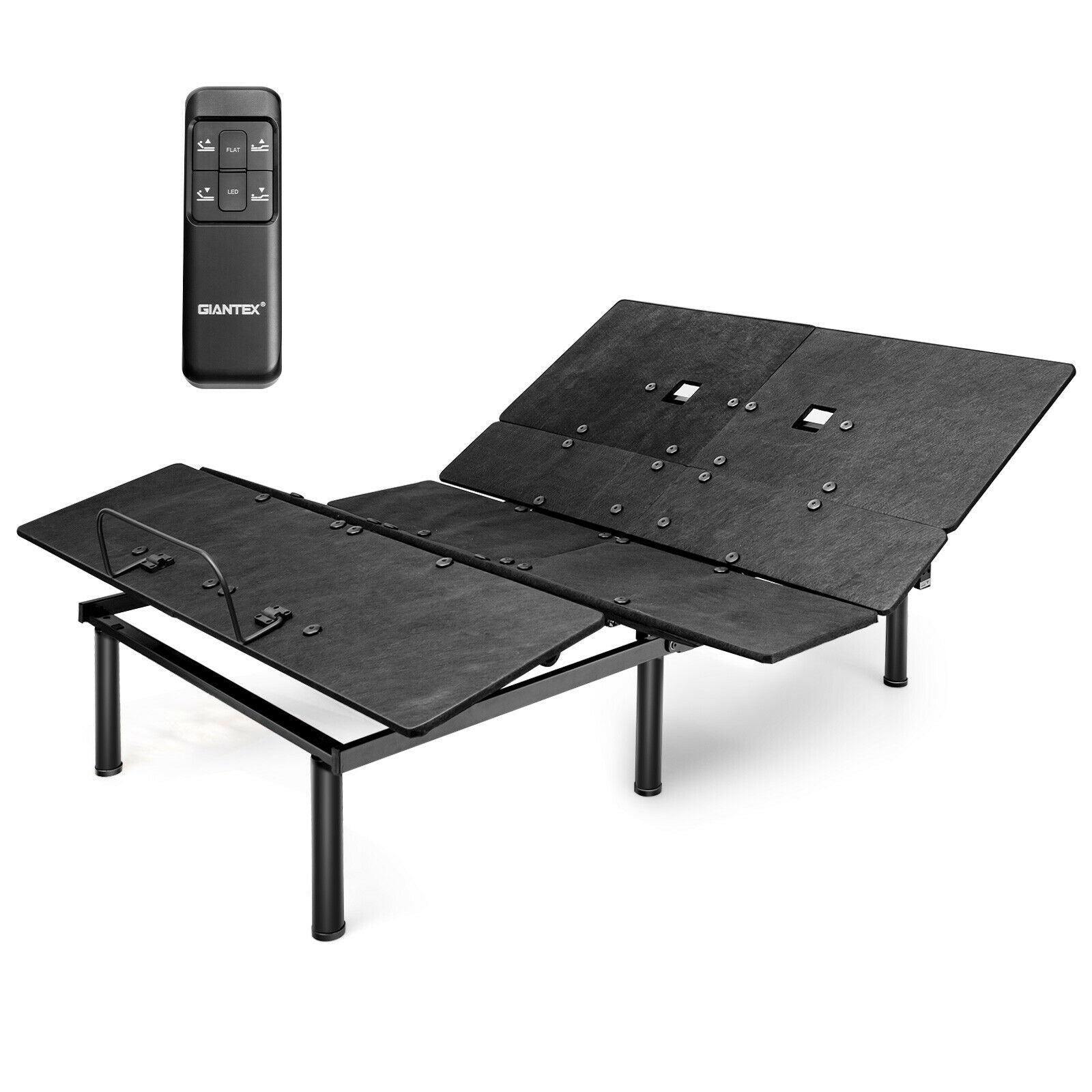 ElevateRest 2.0 Queen Adjustable Base — Head & Foot Incline, USB Ports-Available in 2 Sizes