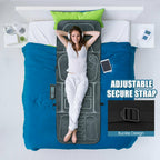 Shelby Foldable Massage Mat with Heat &amp; 10 Vibration Motors–Full‑Body Relaxation Anywhere