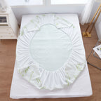Bamboo Fiber Air Layer Jacquard Waterproof Mattress Protector Cover