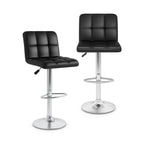 Madison modern Adjustable counter stools in Black