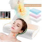 Cervical Memory Foam Neck Pillow–Orthopedic Support for Pain‑Free Sleep