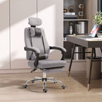 Brady Ergonomic Executive High Back Office Chair with Footrest,Lumbar Support,Grey