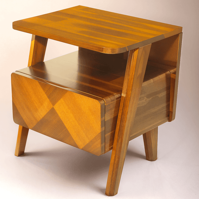 Slother-Rum Nightstand with drawer