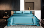 Premium Cotton Twill Bed Sheet Four‑Piece Set – INS Style Comfort & Modern Design