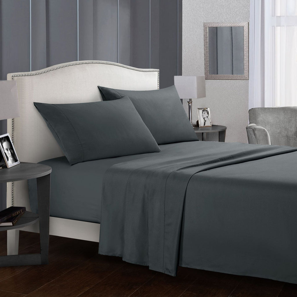 Premium 4-Piece Bed Sheet Set – Heat‑Storing, Ultra-Warm, Temperature Regulating Plain Colours