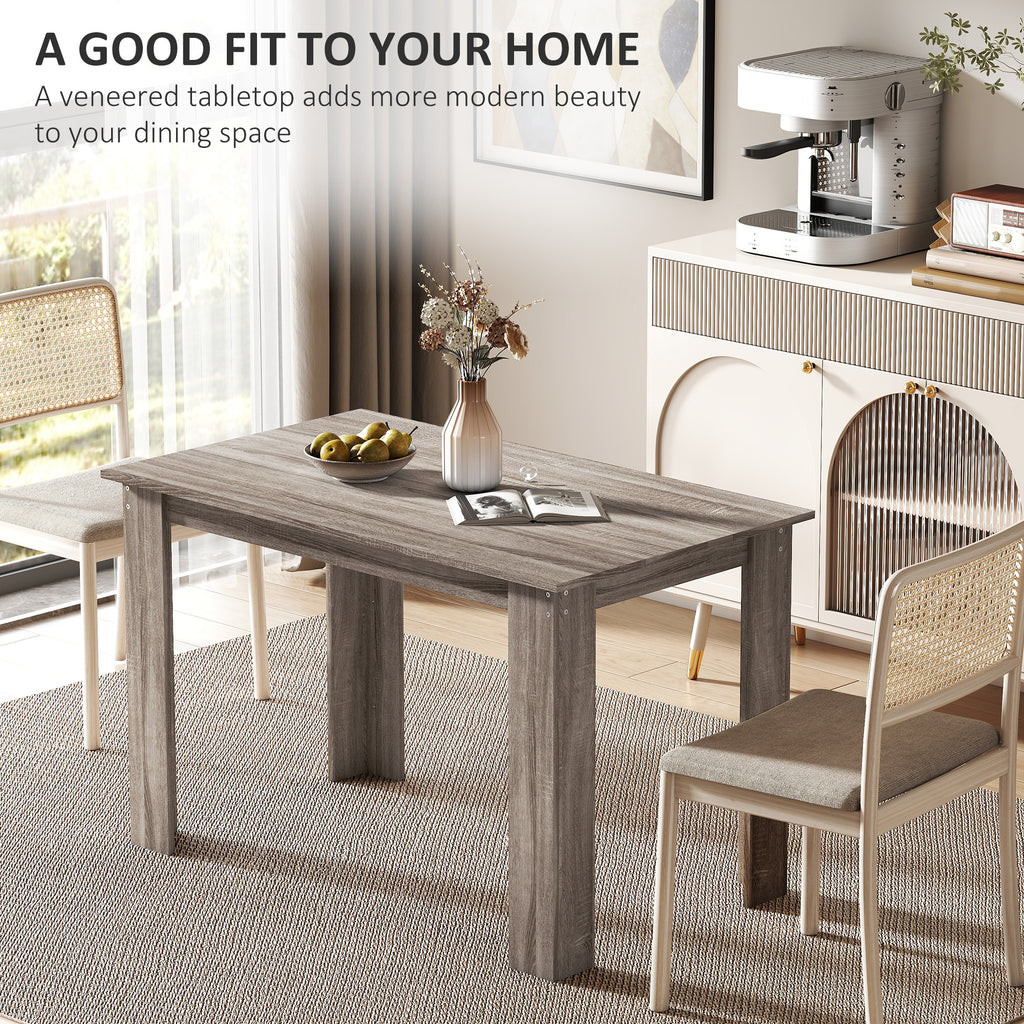 Dining Table with Wood Effect for Dining Room