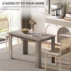 Dining Table with Wood Effect for Dining Room