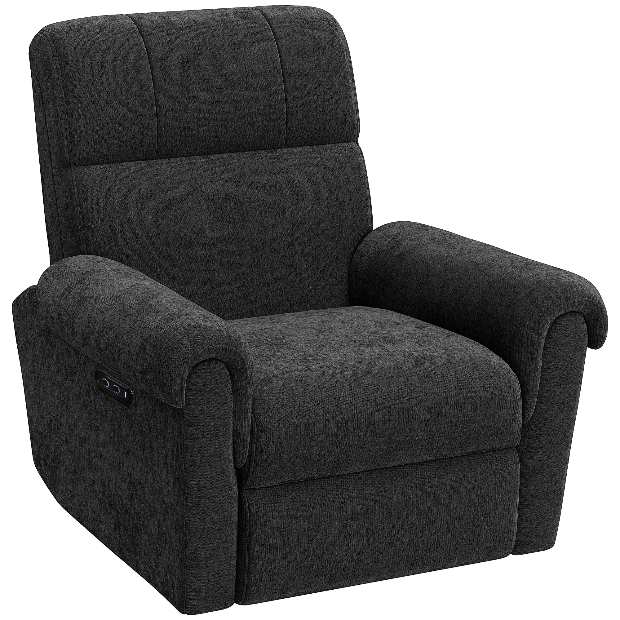 power reclining chair in fabric