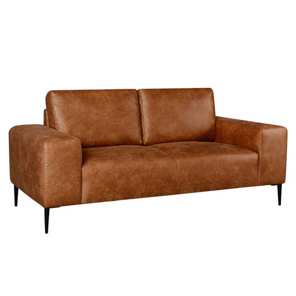 Freeman Loveseat in Rustic Light Brown
