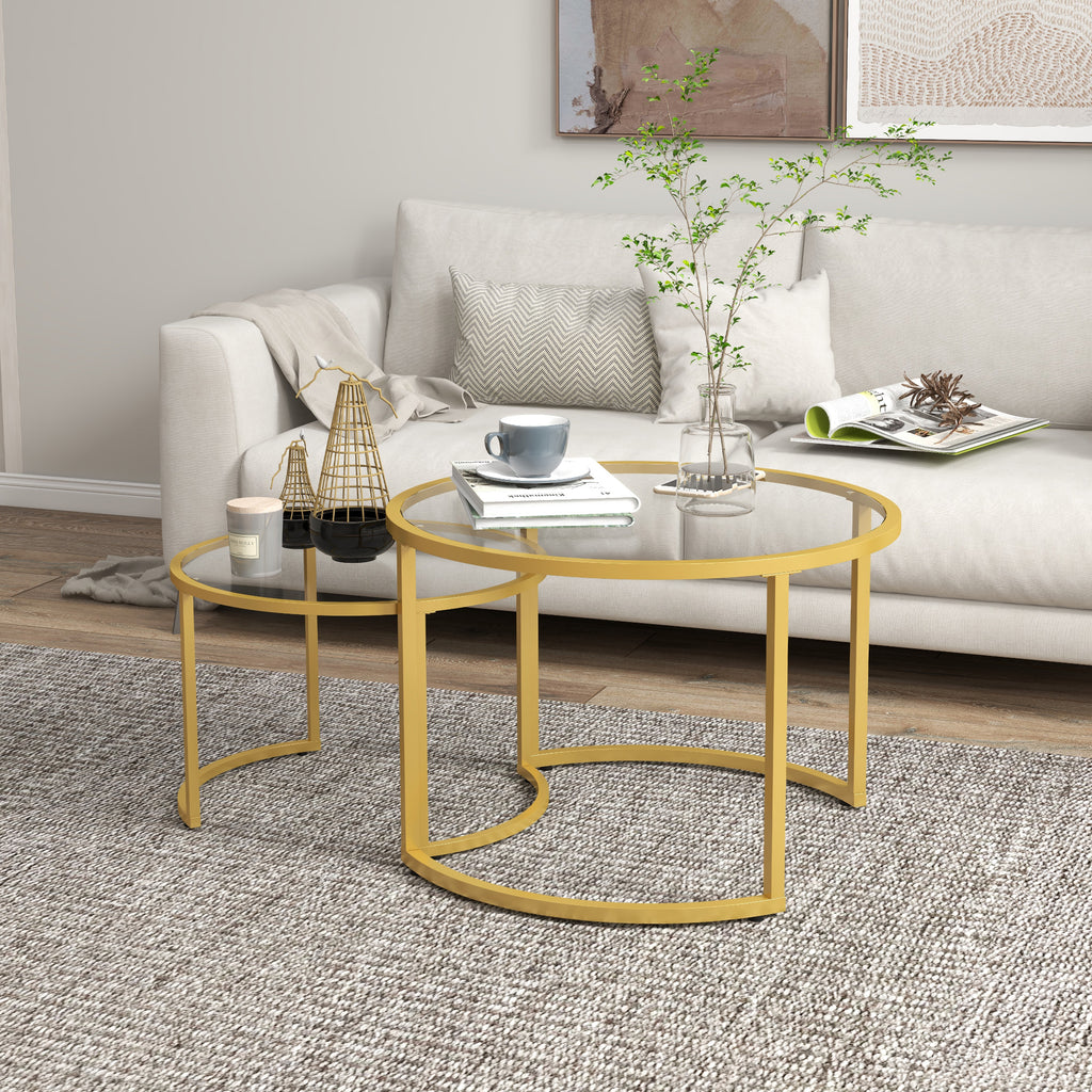 Micah Round Coffee Table Set