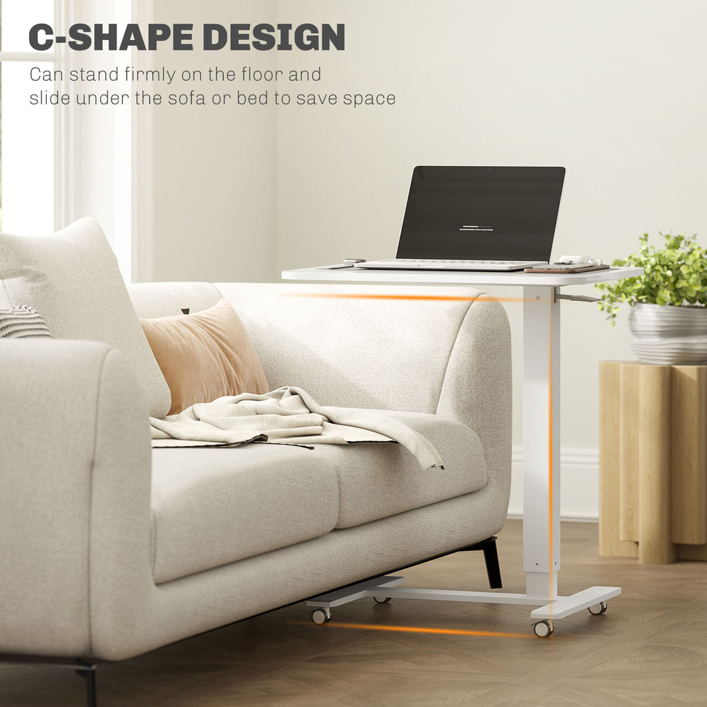 Mobile Stand Up Desk with Wheels