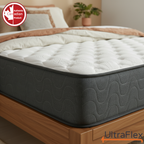 STELLAR Medium Firm – Premium Orthopedic Mattress with Cooling Gel, High-Density Soy Foam & Quilted Top | Made in Canada