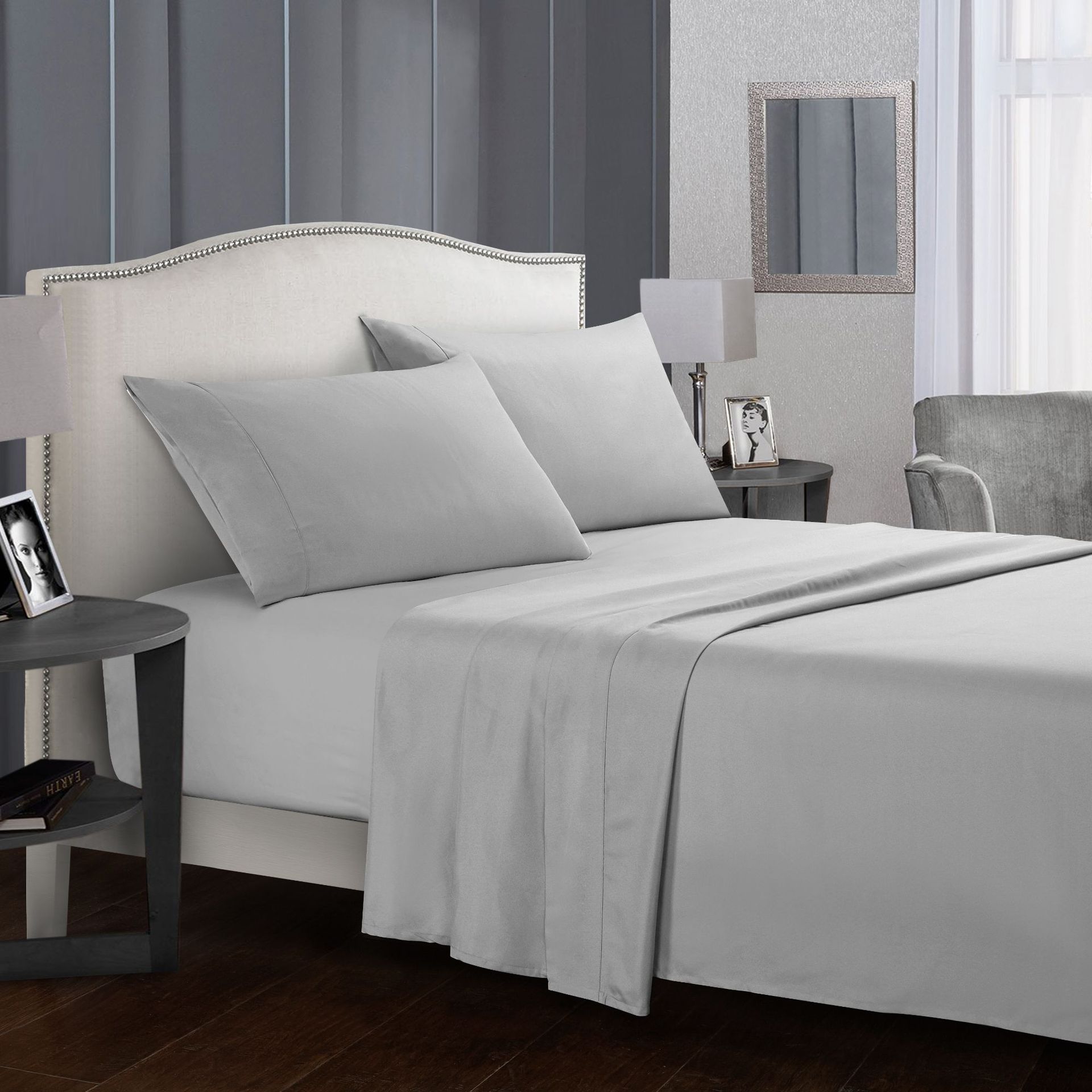 Premium 4-Piece Bed Sheet Set – Heat‑Storing, Ultra-Warm, Temperature Regulating Plain Colours