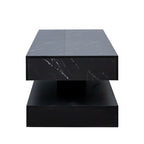 Cole 16.93" High LED Coffee Table – Modern RGB Living Room Centerpiece with Storage