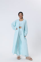 Cozy 3‑Piece Pajama Lounge Set – Soft, Fluffy & Stylish Winter Loungewear for Women