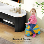 Colby TV Stand Modern TV Table with Marble-Effect Top