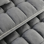 Belmont 55.51 Inch Versatile Foldable Sofa Bed In 3 Lengths, Modern Sofa Sofa