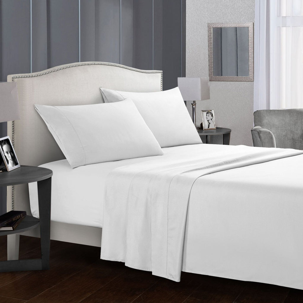 Premium 4-Piece Bed Sheet Set – Heat‑Storing, Ultra-Warm, Temperature Regulating Plain Colours