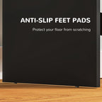 Zee Makeup Vanity Table with LED Lights, for Bedroom, Modern Dressing Table with Drawers, Compartments, Black