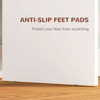 Zee Makeup Vanity Desk with Mirror and LED Lights, for Bedroom, Modern Dressing Table with Drawers, Compartments, White