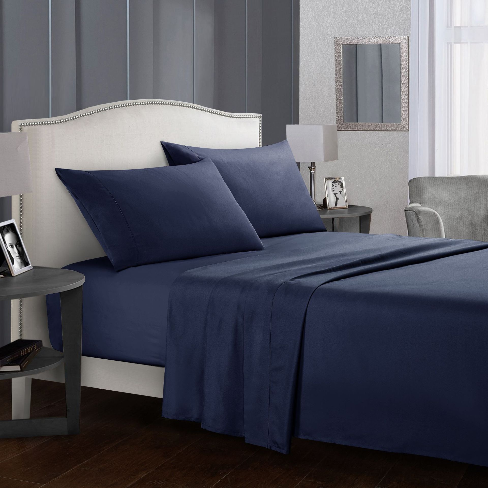 Premium 4-Piece Bed Sheet Set – Heat‑Storing, Ultra-Warm, Temperature Regulating Plain Colours