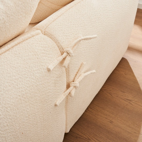 SpaceLux Oversized 3 Seater Sectional in Beige or Grey