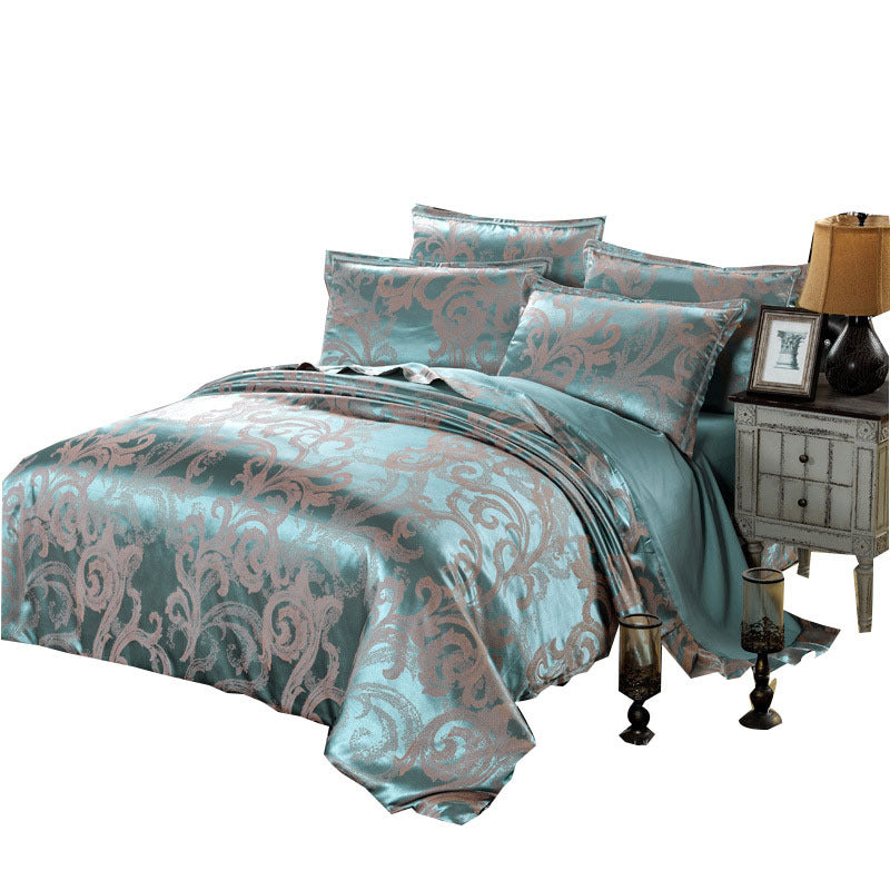 Luxury 4‑Piece Cotton Bedding Set – HX Pure Cotton Satin