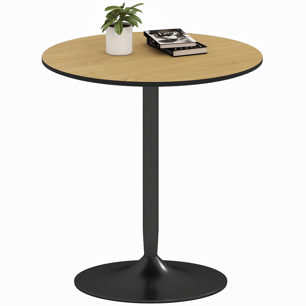  Modern Small Dining Table with Wood Veneer