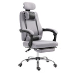Brady Ergonomic Executive High Back Office Chair with Footrest,Lumbar Support,Grey