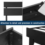 Slother-Aurora Solid Wood Bed Frame and Matching Nightstand Bedroom Set