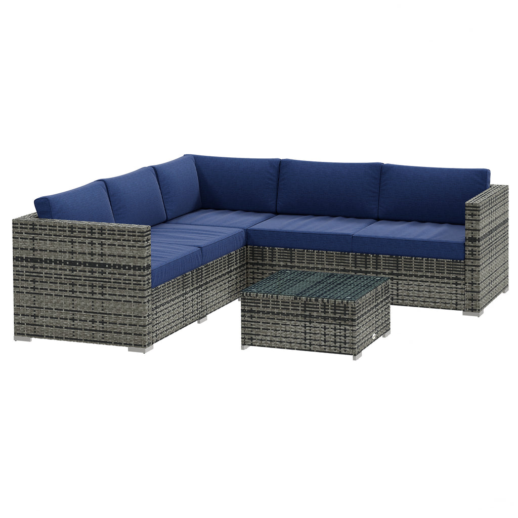 Brooke outdoor converstional set Blue