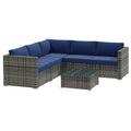Brooke outdoor converstional set Blue
