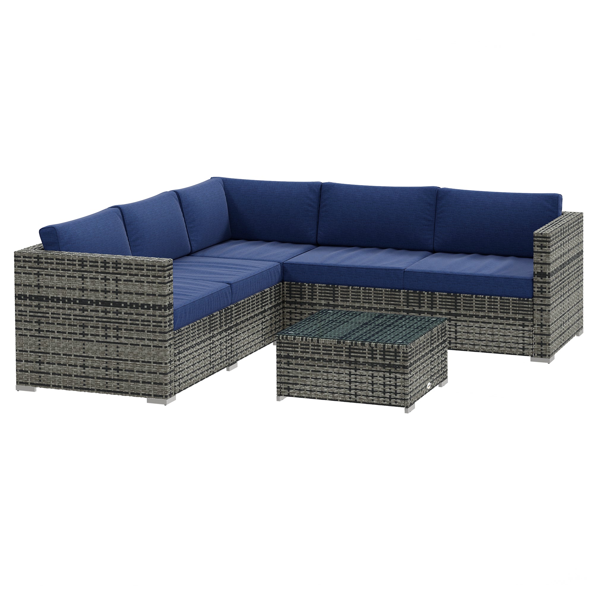 Brooke outdoor converstional set Blue