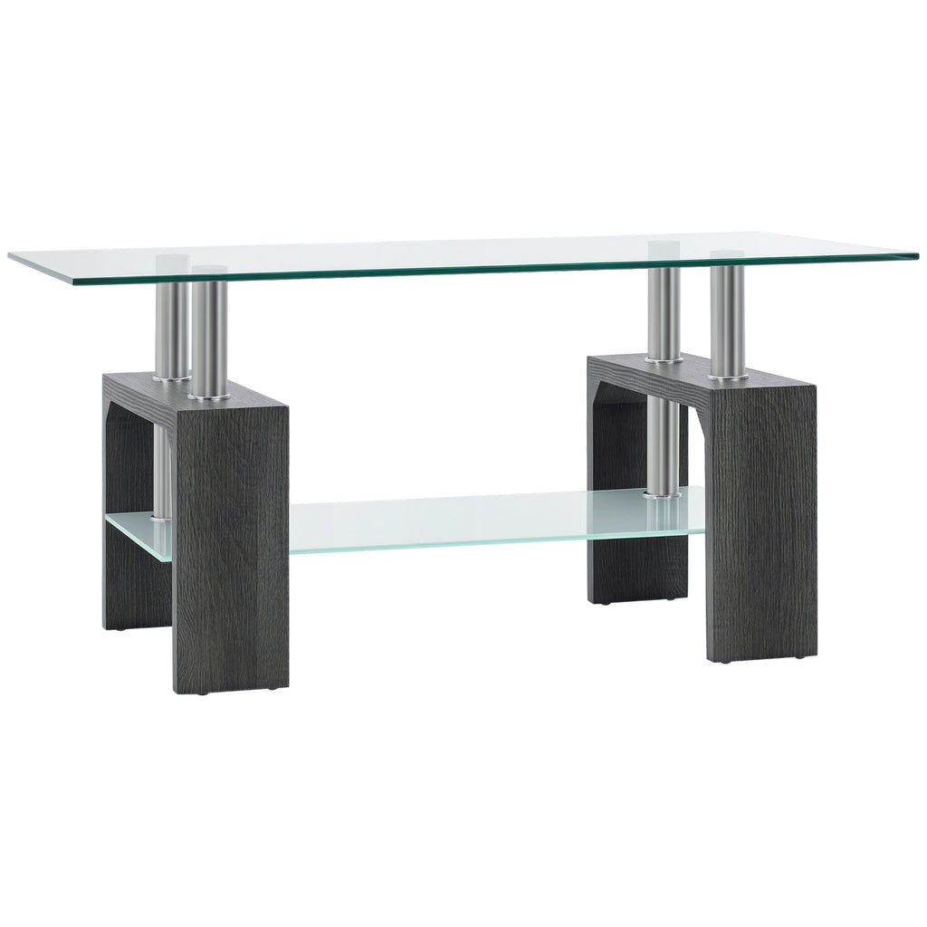 Sutton Rectangle Glass Coffee Table