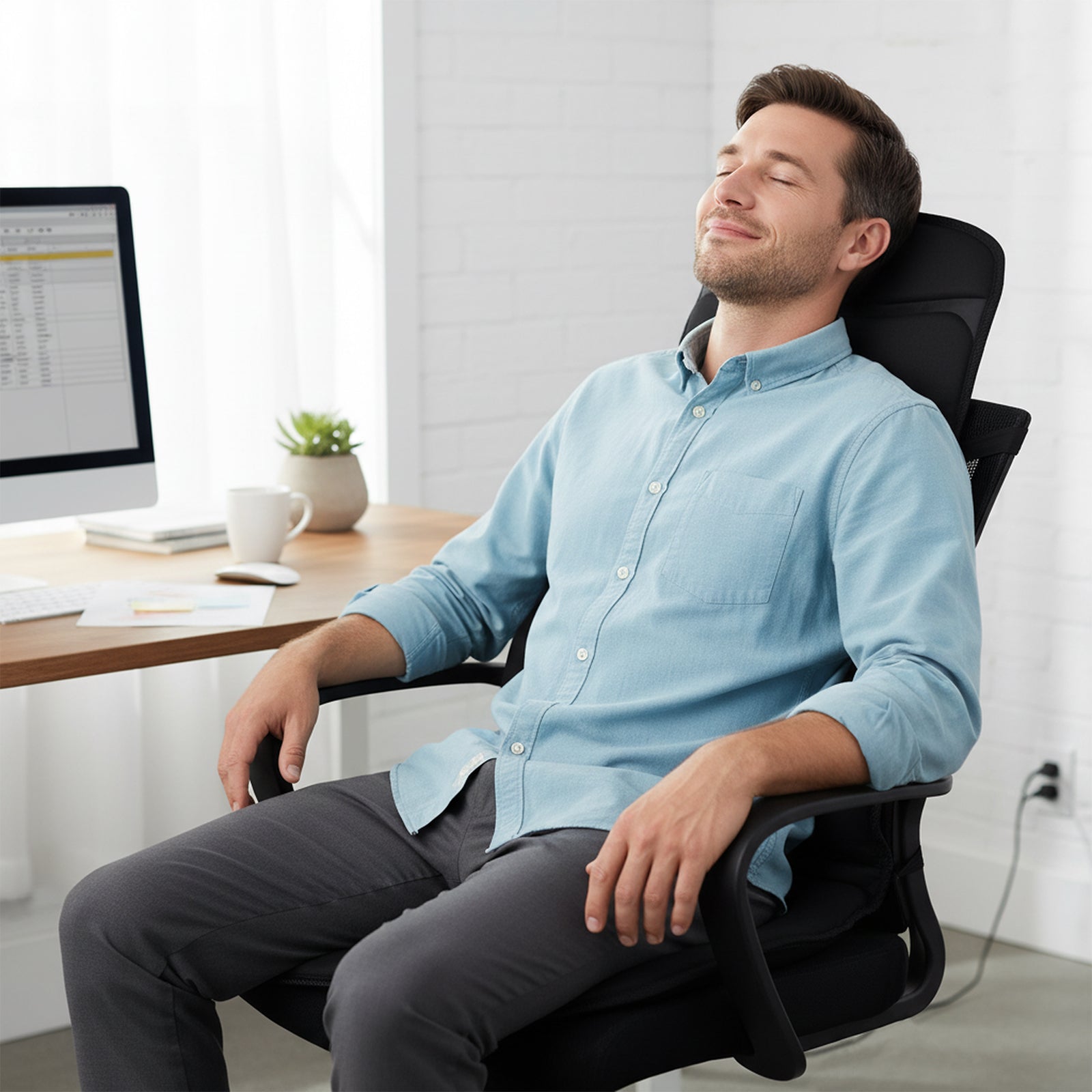Artemis Back Massager Seat Cushion with Heat &amp; 10 Vibration Motors–Full‑Body Comfort, Anywhere