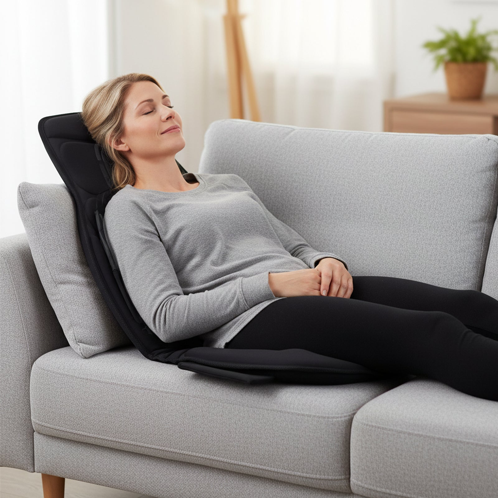 Artemis Back Massager Seat Cushion with Heat &amp; 10 Vibration Motors–Full‑Body Comfort, Anywhere