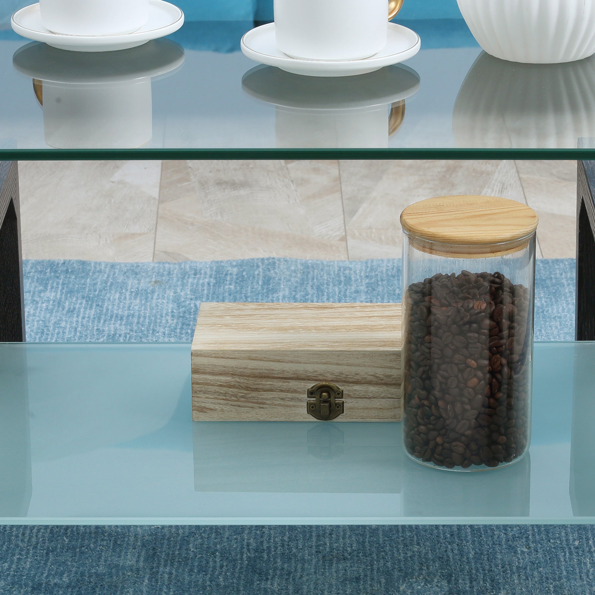 Sutton Rectangle Glass Coffee Table