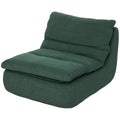 Andre Lounger Floor Chair with for Living Room, Bedroom or Home Office-Green